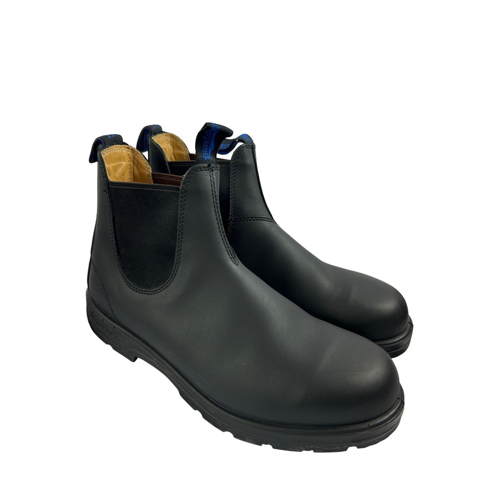 Blundstone Thermal Black Leather Chelsea Boots Insulated Winter Mens 10.5